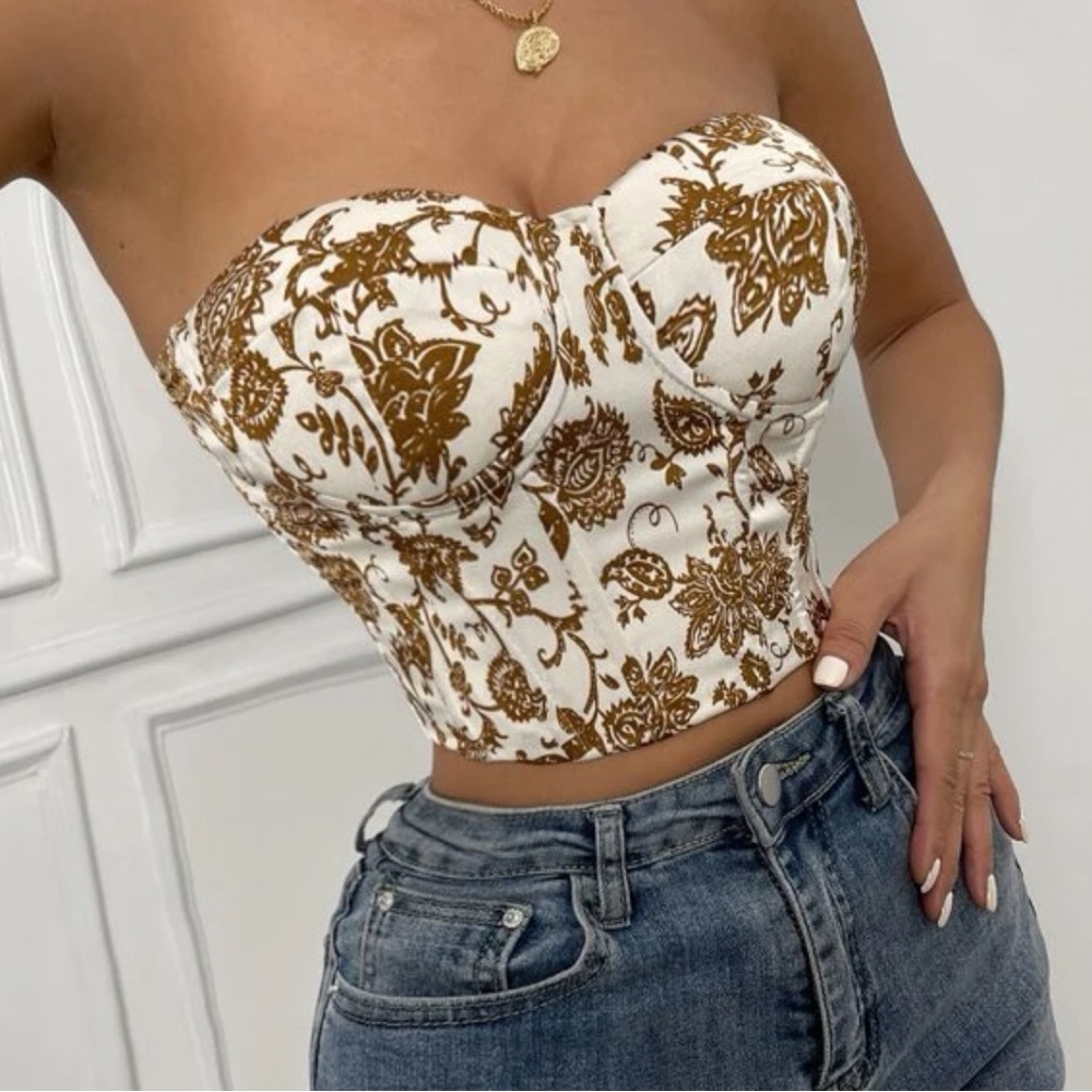 Strapless Corset Top